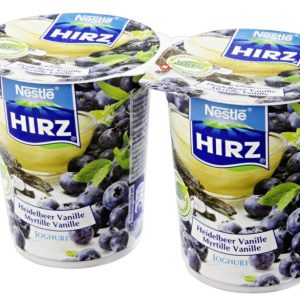 Yogourt Myrtille-Vanille HIRZ 180 g 2 X