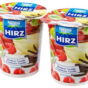 Yogourt Framboise-Vanille HIRZ 180 g 2 X