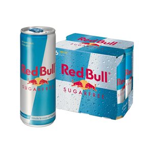 Red Bull Sugarfree Canette Pack 6 X 250 ml
