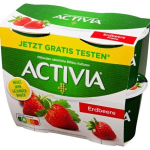 Activia Fraise Danone 4x 115 g