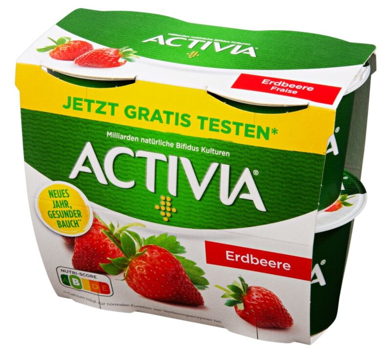 Activia Fraise Danone 4x 115 g