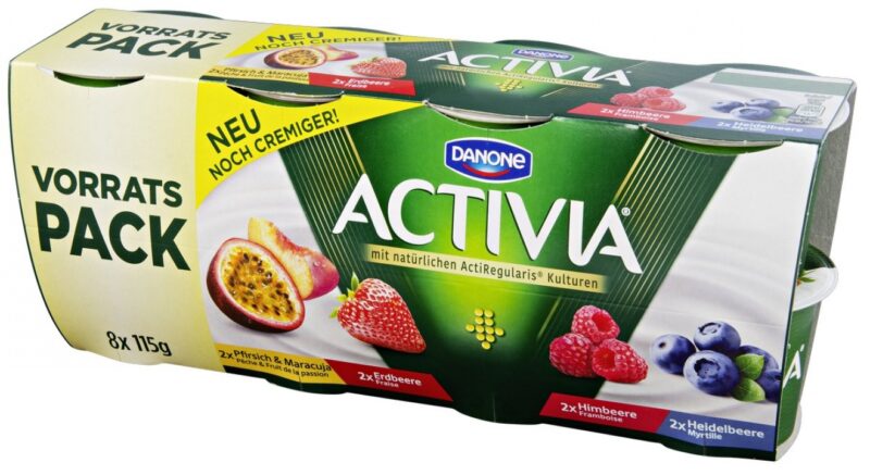 Activia Mix de Fruits Danone 8X 115g