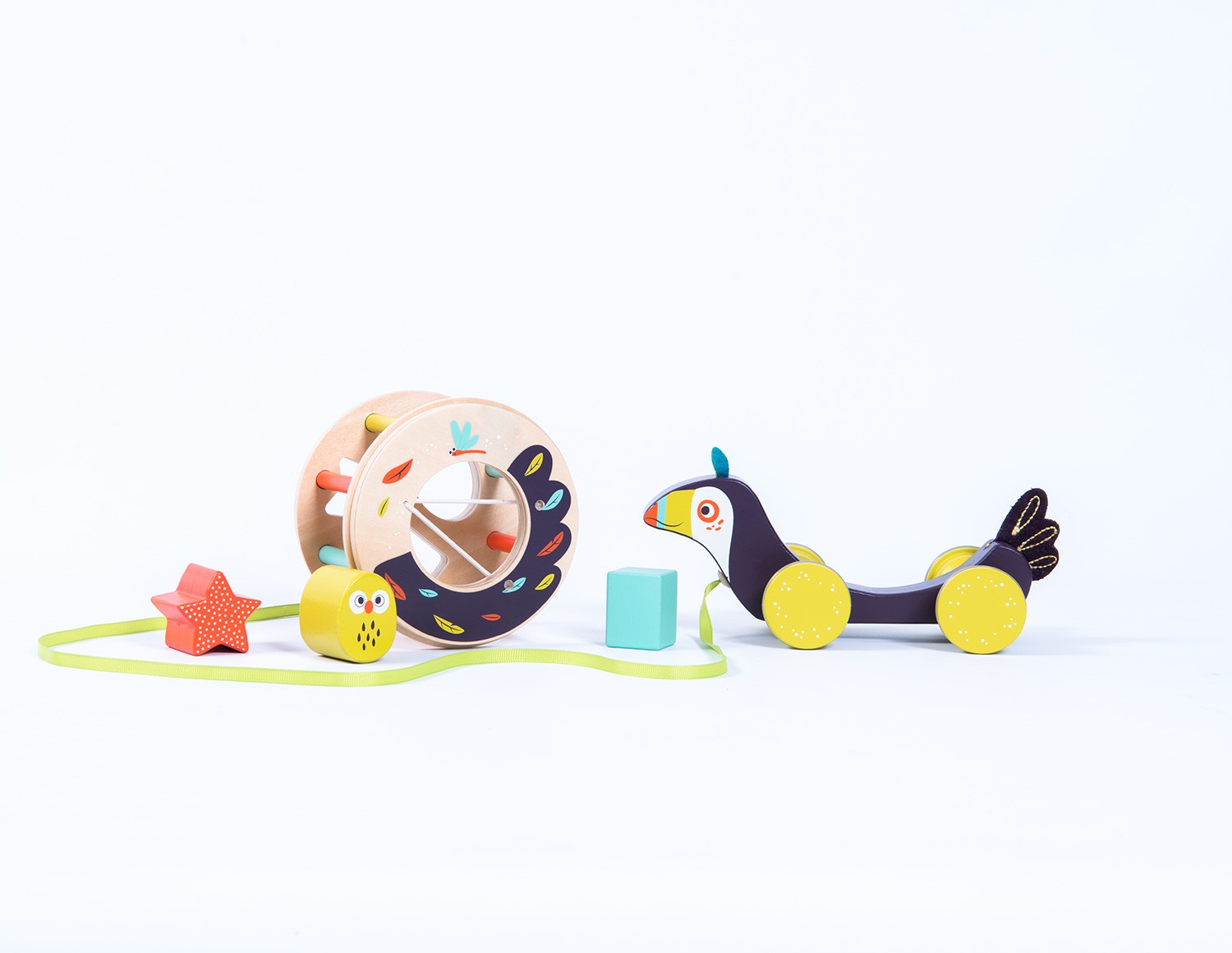 BOÎTE À FORME TOUCAN À TIRER « DANS LA JUNGLE » – Image 3