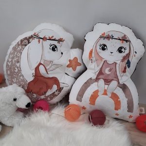 Coussin Déco Lapine