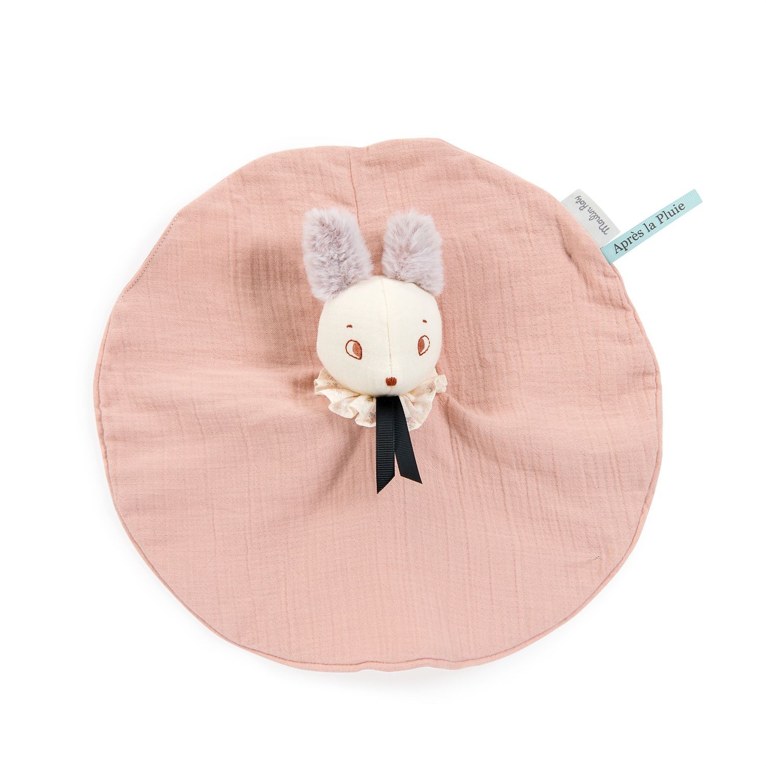 DOUDOU SOURIS ROSE « APRÈS LA PLUIE » – Image 2