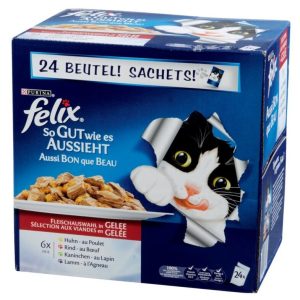 Felix Bon&Beau Viandes Gelée 24x 100 gr