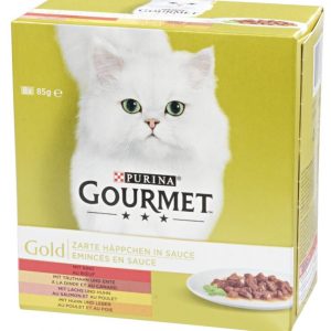 Gourmet Gold Emincés Sauce Assortis 8x 85gr