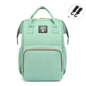 Sac À Langer À Dos Fashion Vert Clair