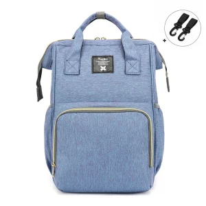 Sac À Langer À Dos Fashion Bleu