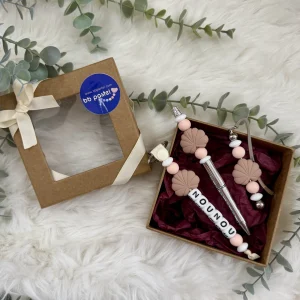 Coffret Nounou feuille romantique