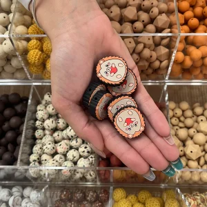 lot de 10 perles hérisson