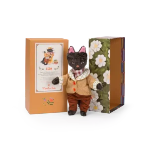 PELUCHE LEON LE CHAT LES MINOUCHKAS MOULIN ROTY