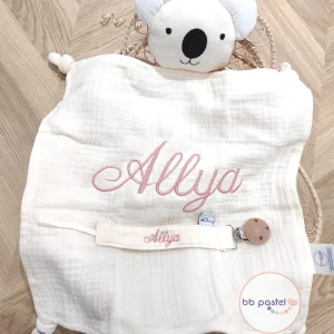 Coffret Koala crème + attache tétine