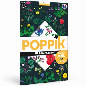 Poster pédagogique + 72 stickers BOTANIQUE (7-12 ans)