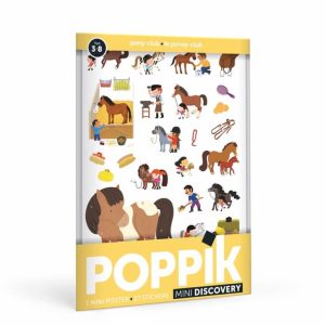 Mini Poster + 27 Stickers Le Poney Club (3-8 ans)
