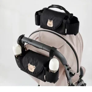 Sac à langer Noir poussette