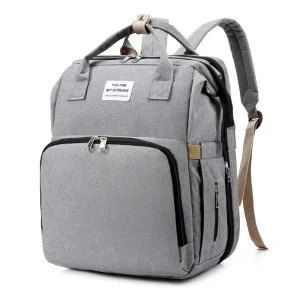 Sac À Langer Pliable Gris
