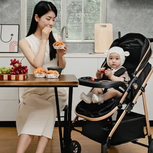 Poussette Luxueuse – Portable