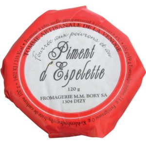 Tomme Poivrons/Piment d’Espelette 120 gr