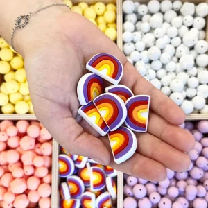 Perle arc-en-ciel – existe en plusieurs couleurs