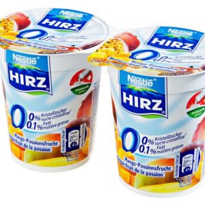 Yogourt Mangue Fruit Passion 0% HIRZ 180g 2x