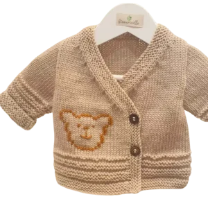 Coffret 4 pièces tricot ourson