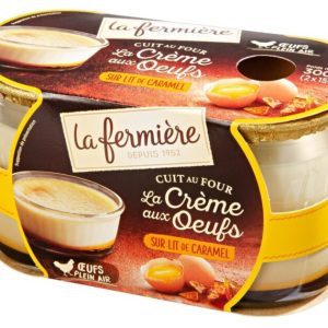 Crème aux Oeufs La Fermière 150g 2 X