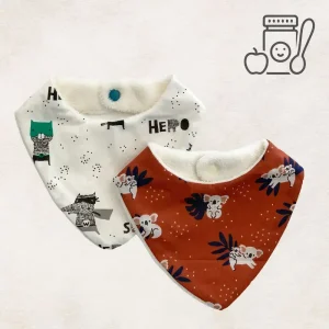 Bavoir naissance – Modèle Super Héros