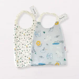 Duo de bavoirs serviettes