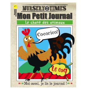 Livre bébé en tissu LES CRIS DES ANIMAUX (dès 3 mois)