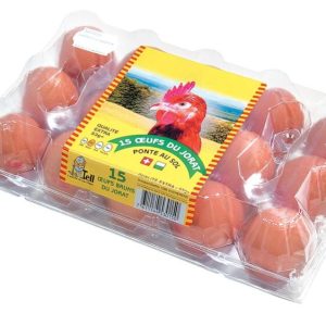 Oeufs CH Jorat Au Sol 53+gr 15 x