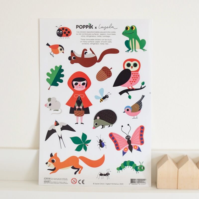 19 jolis stickers LA FORÊT D’INGELA ARRHENIUS – Image 2