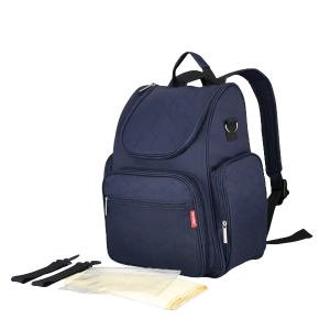 Sac À Dos À Langer Insular Bleu Marine