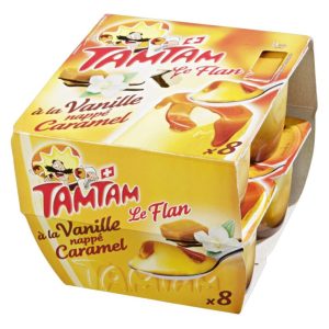 Flan Tam Tam Vanille Caramel 100g 8 X