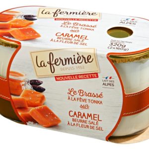 Yogourt Caramel-Beurre La Fermière 2 X 160g